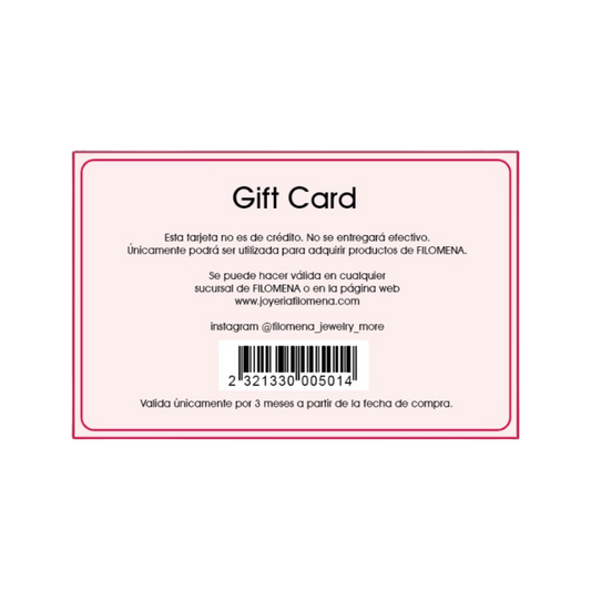Gift Card - Electrónica